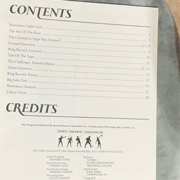 VINTAGE Montreal Showdown Game /PROGRAM - Picture 4 of 4